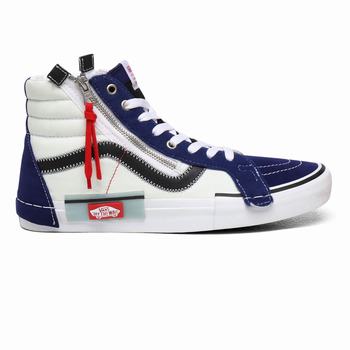 Damske Kotnikove Tenisky Vans Sk8-Hi Reissue CAP Modre VA14DCFQJ